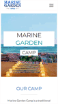 Mobile Screenshot of marinegardencamp.com