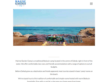 Tablet Screenshot of marinegardencamp.com
